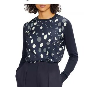 Ted Baker/Bloomingdales Blue and White Sweater - 1